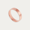 Ring with Warm Gold-Toned Finish & Single Stone Accent For Men - Blisseallure.in