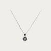 Beautiful crystal pendent Necklace - Grey