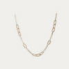 Two Toned Necklace with Double chain Necklace