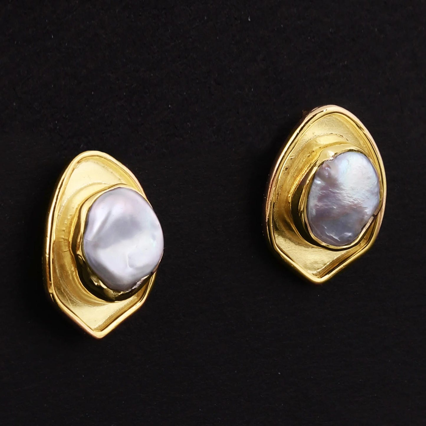 Baroque Pearl 925 Sterling Silver Earrings