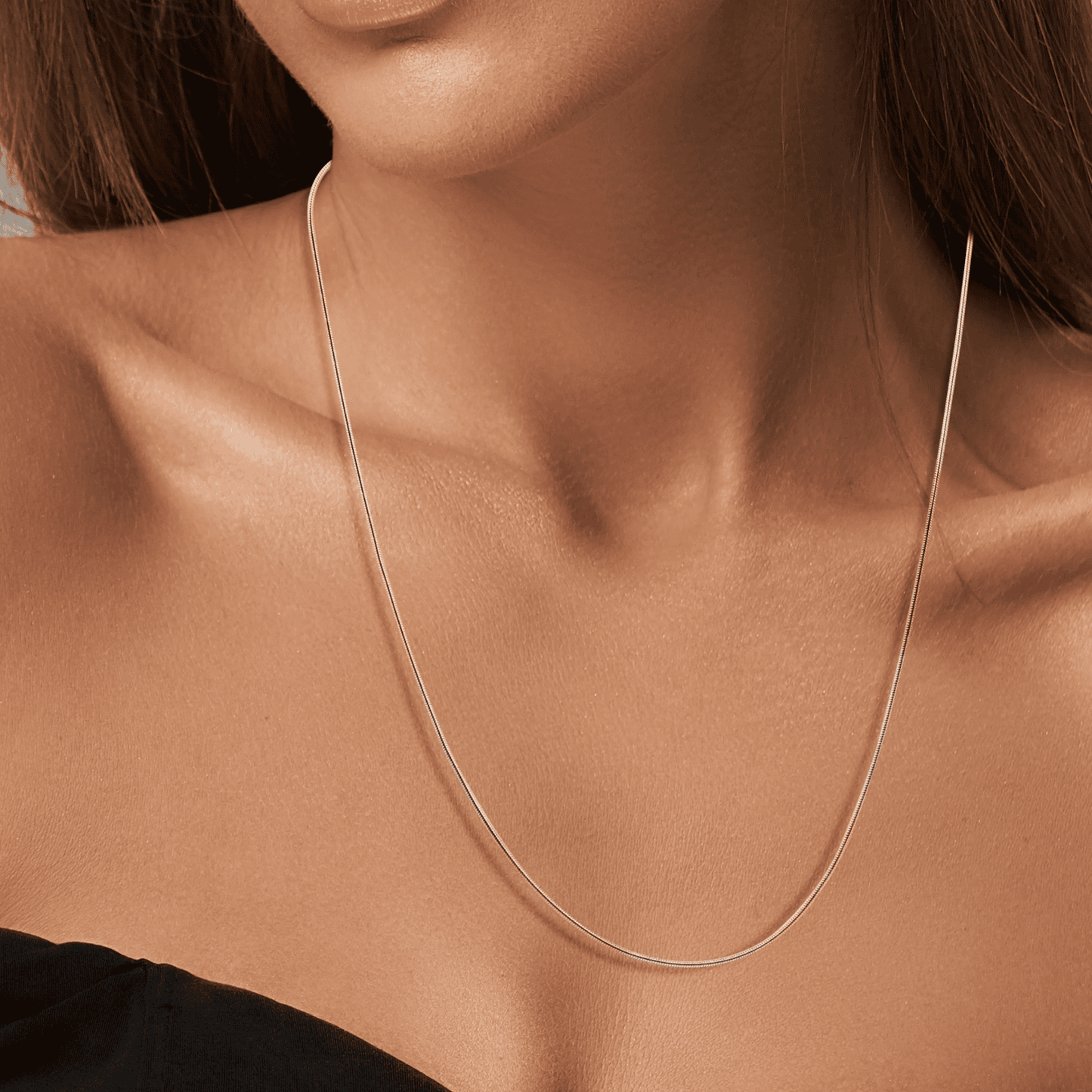 Triple Tone Snake Chain Necklace for Women - Blisseallure.in