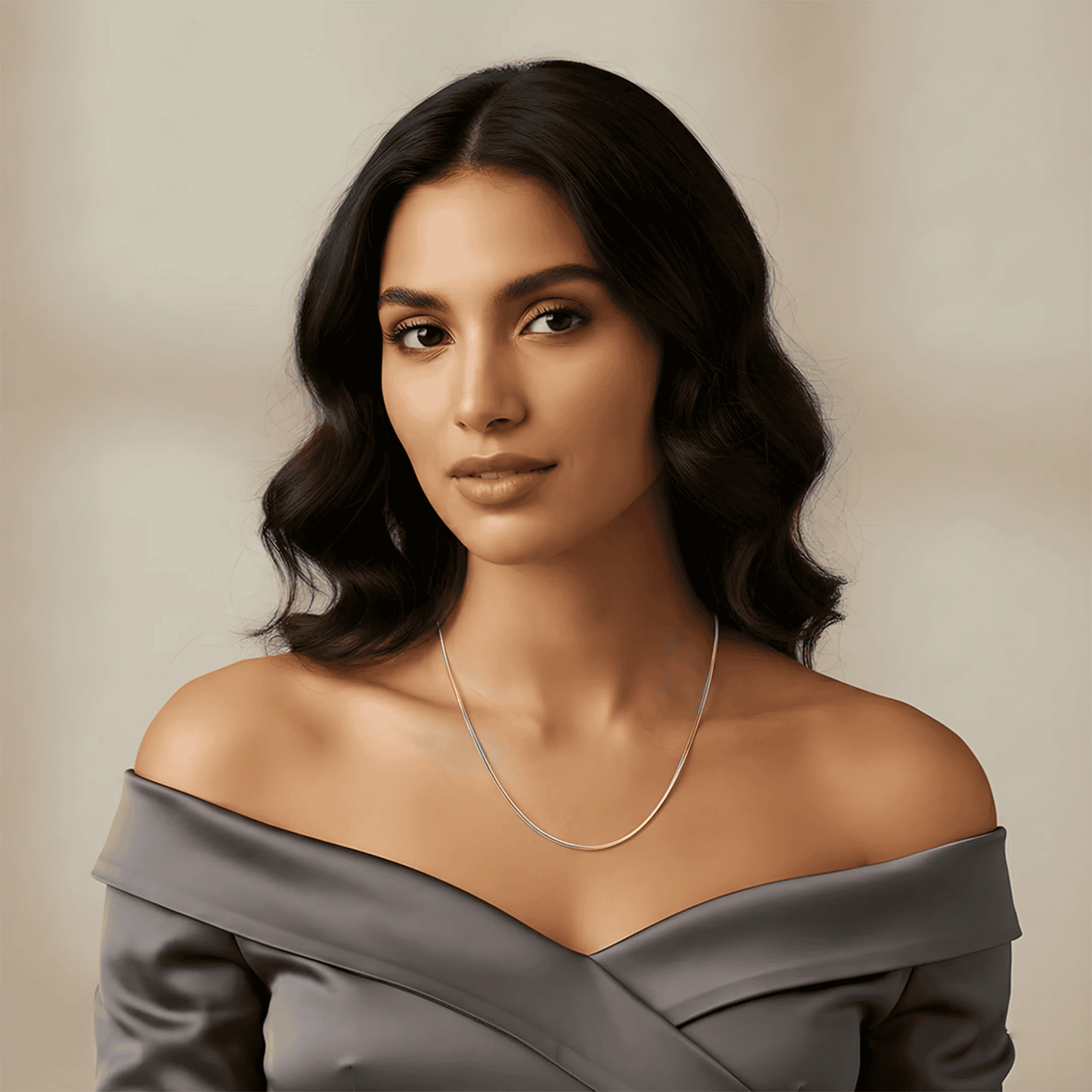 Triple Tone Snake Chain Necklace for Women - Blisseallure.in