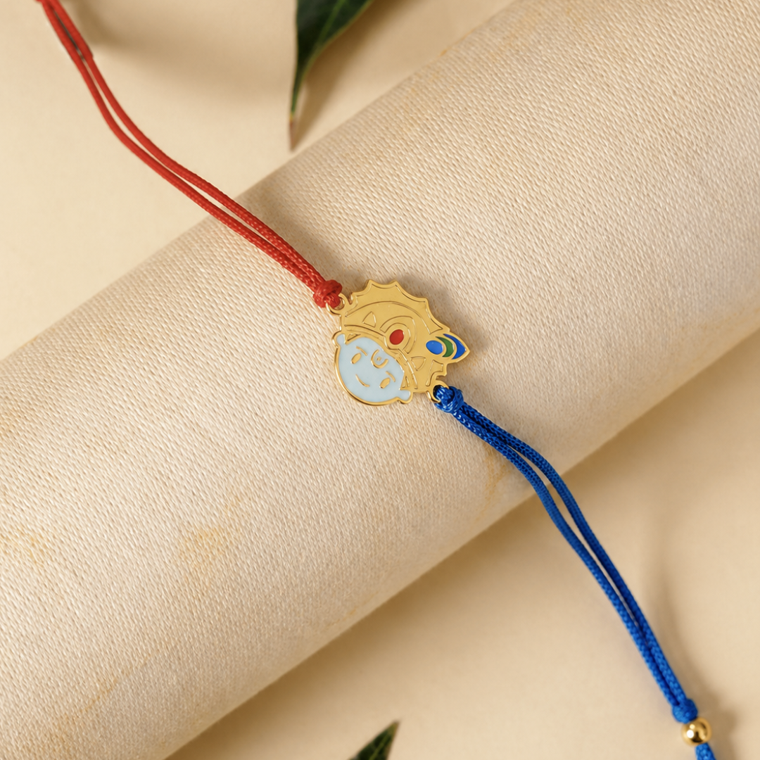 Blisse Allure Sterling Silver KRISHNA Rakhi for brother