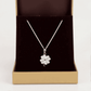 Four Leaf Clover pendant with a silver chain