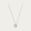 Blisse Allure Sterling Silver Together Forever Pendant Necklace