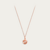Blisse Allure Rose Gold Love Pendant Necklace