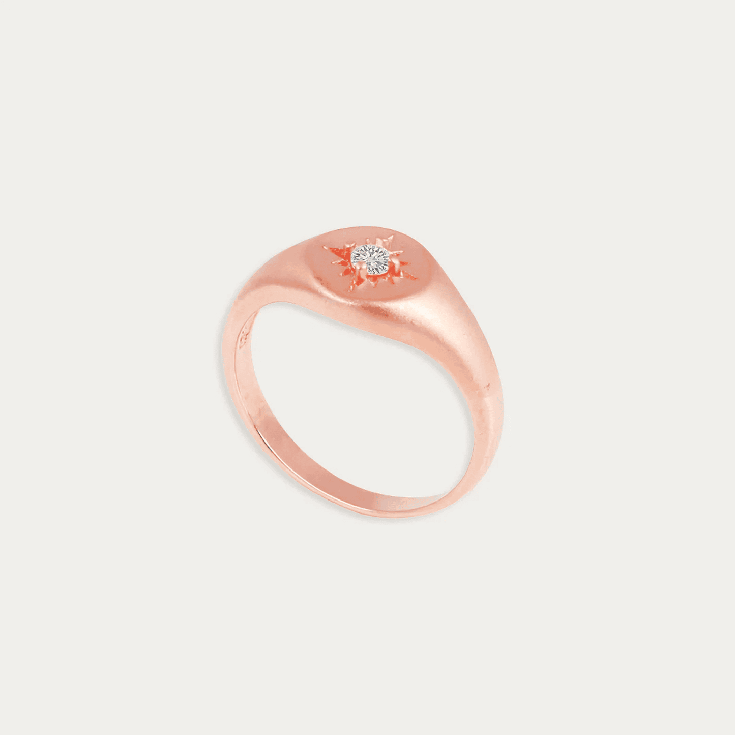 Gold-finish ring with diamond accent design For Men - Blisseallure.in