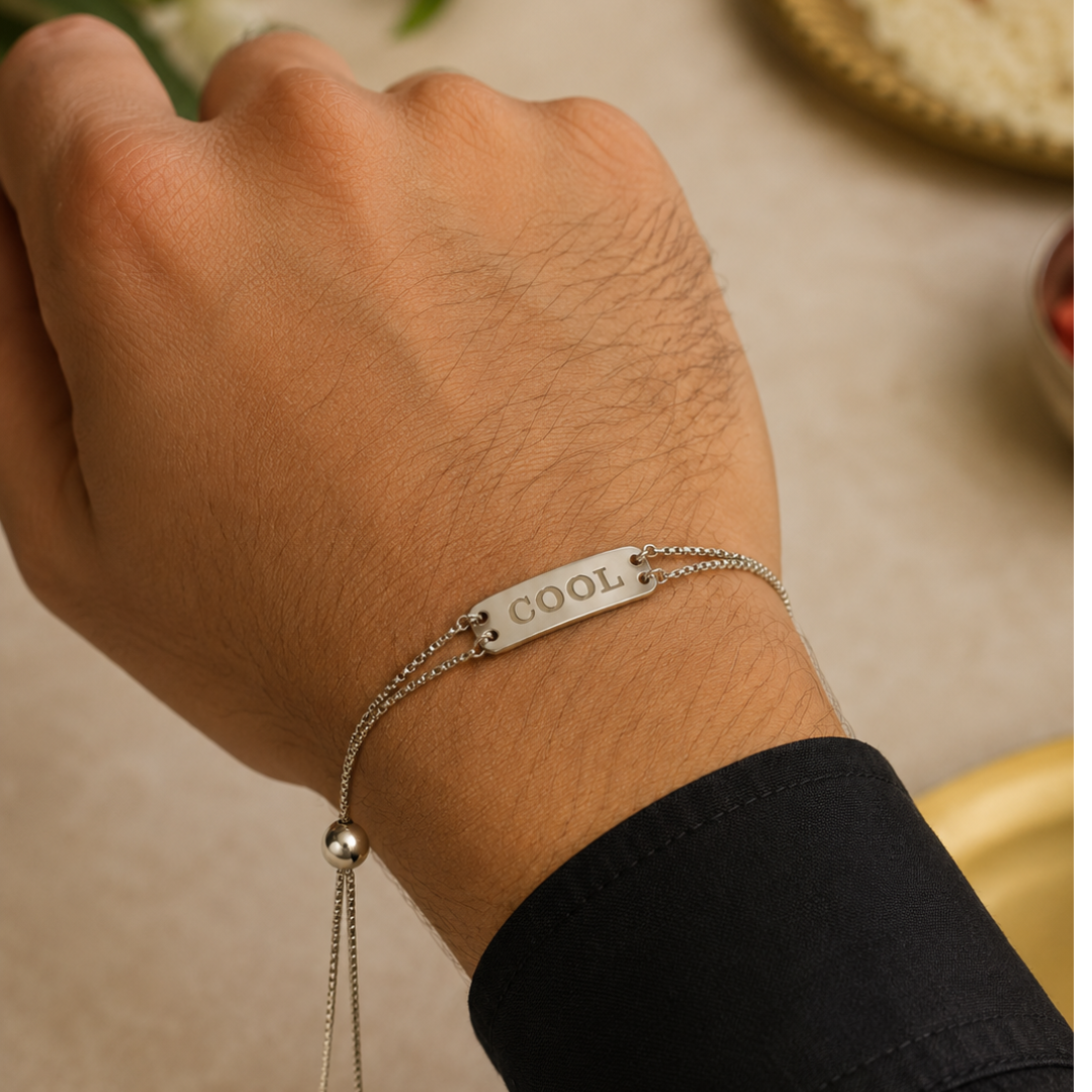 Blisse Allure 925 Sterling Silver COOL Rakhi for brother