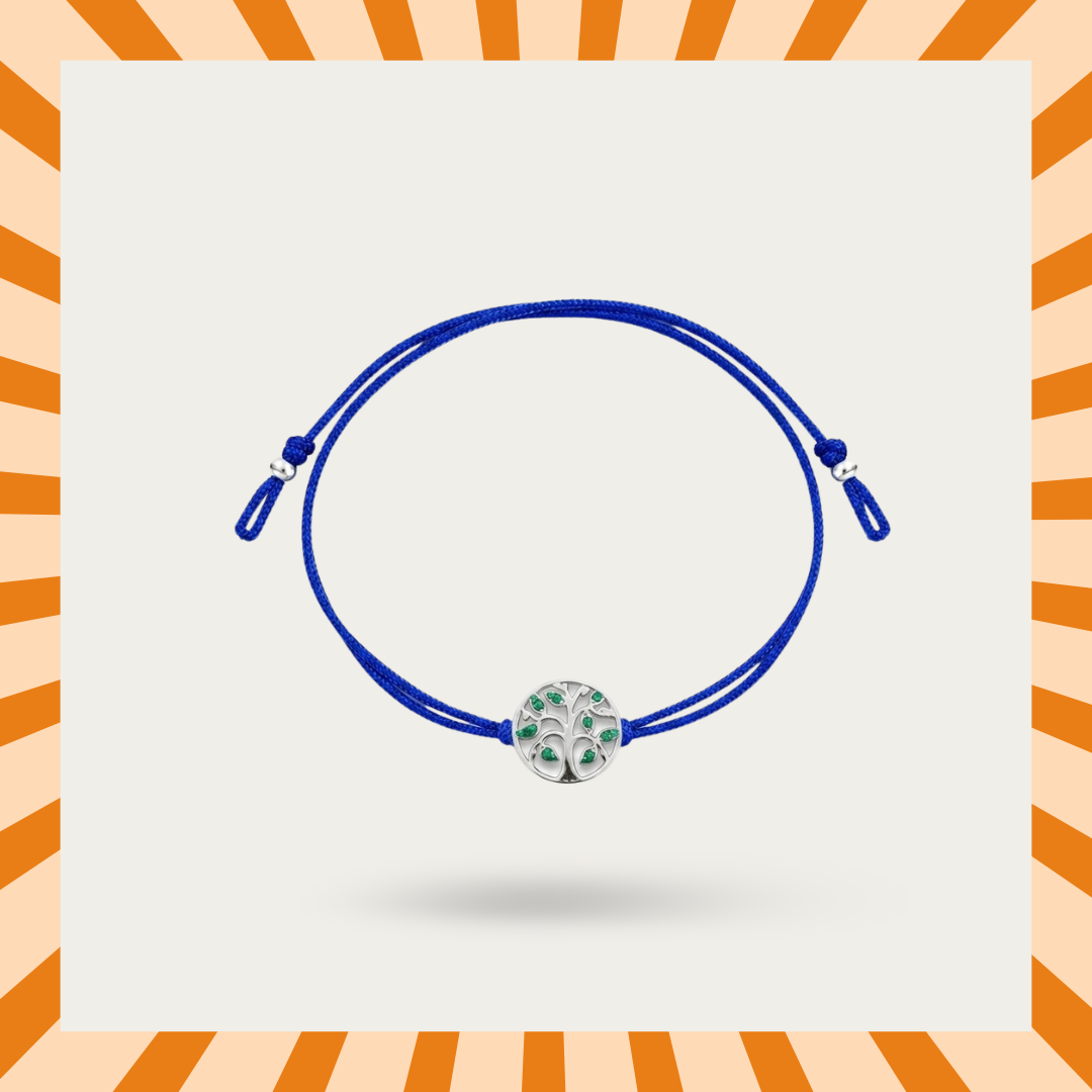 Blisse Allure sterling silver tree of life rakhi for brother