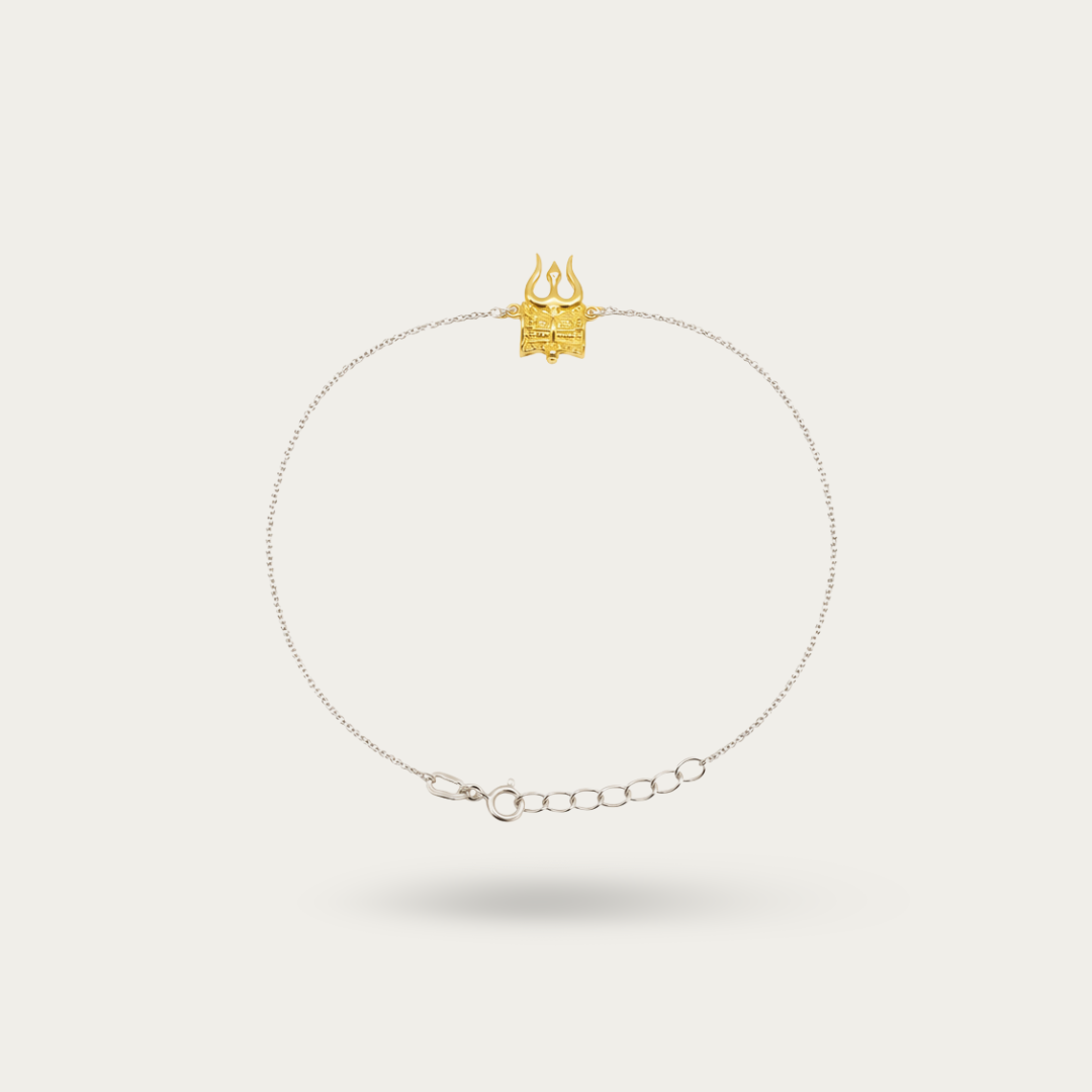 Blisse Allure Sterling Silver Shiv Trishul Rakhi for your brother