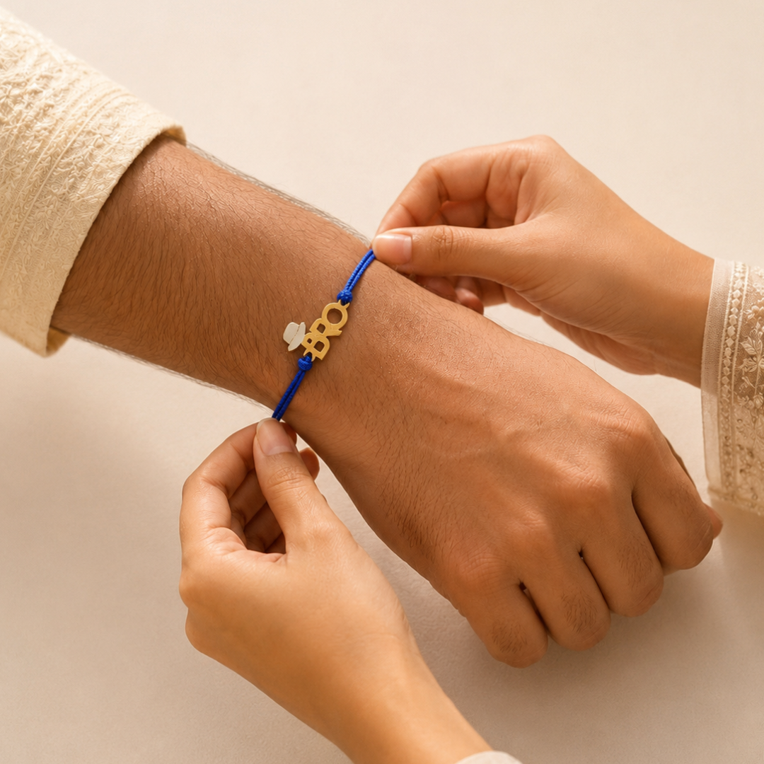 Blisse Allure Sterling Silver BRO RAKHI for brother