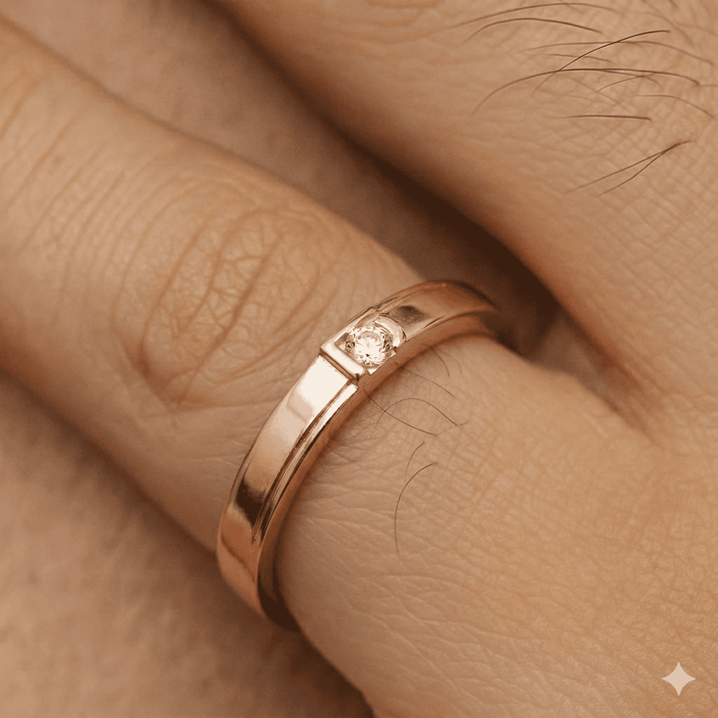 Rose Gold-Plated Ring for Men - Blisseallure.in