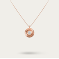 Blisse Allure Rose Gold Love Pendant Necklace