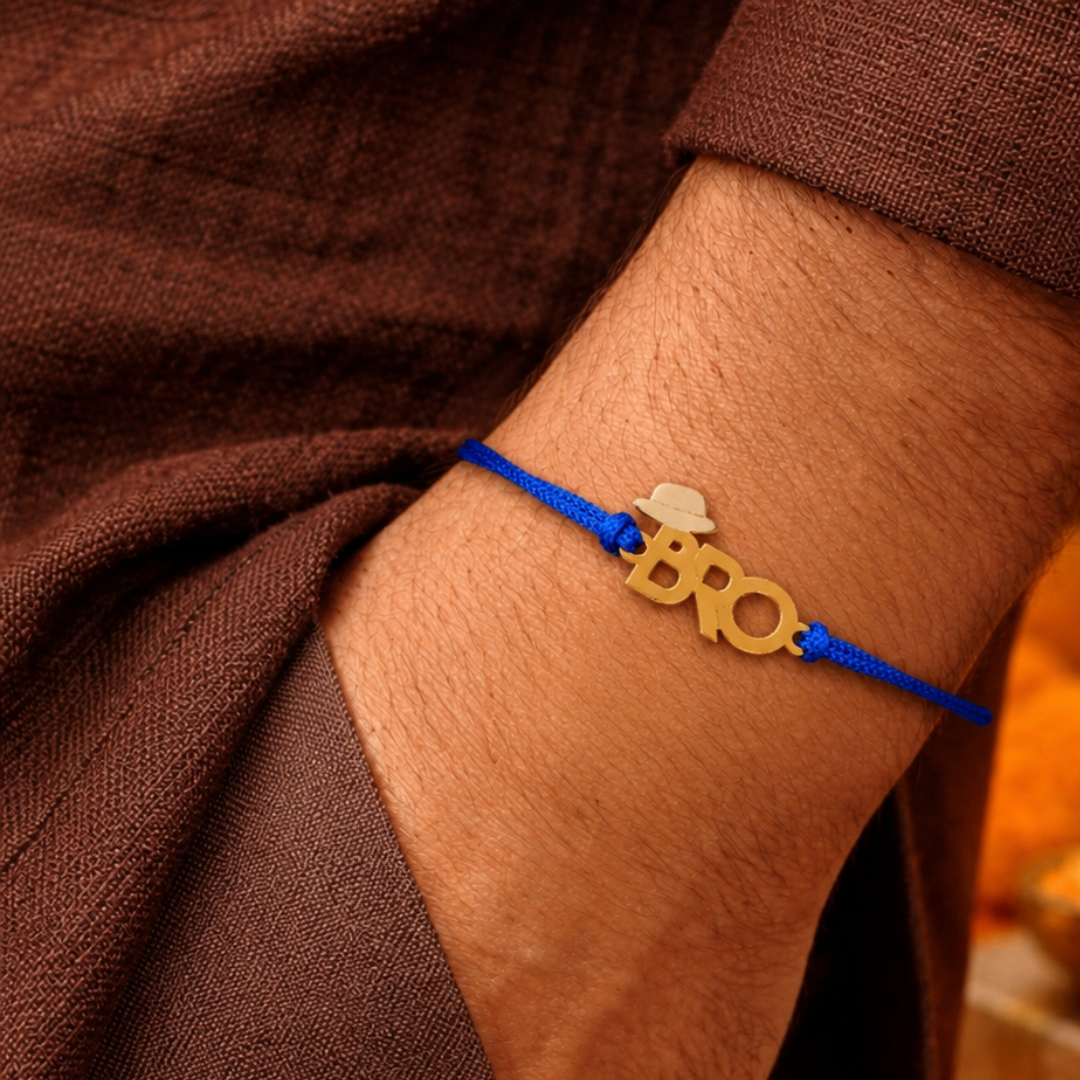 Blisse Allure Sterling Silver BRO RAKHI for brother