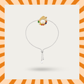 Blisse Allure 925 sterling silver Navratna Ganesha Rakhi for brother