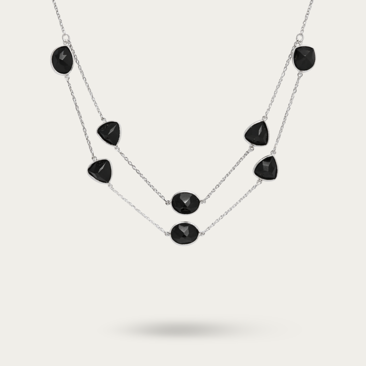 Clover leaf vencliff design silver neckchain