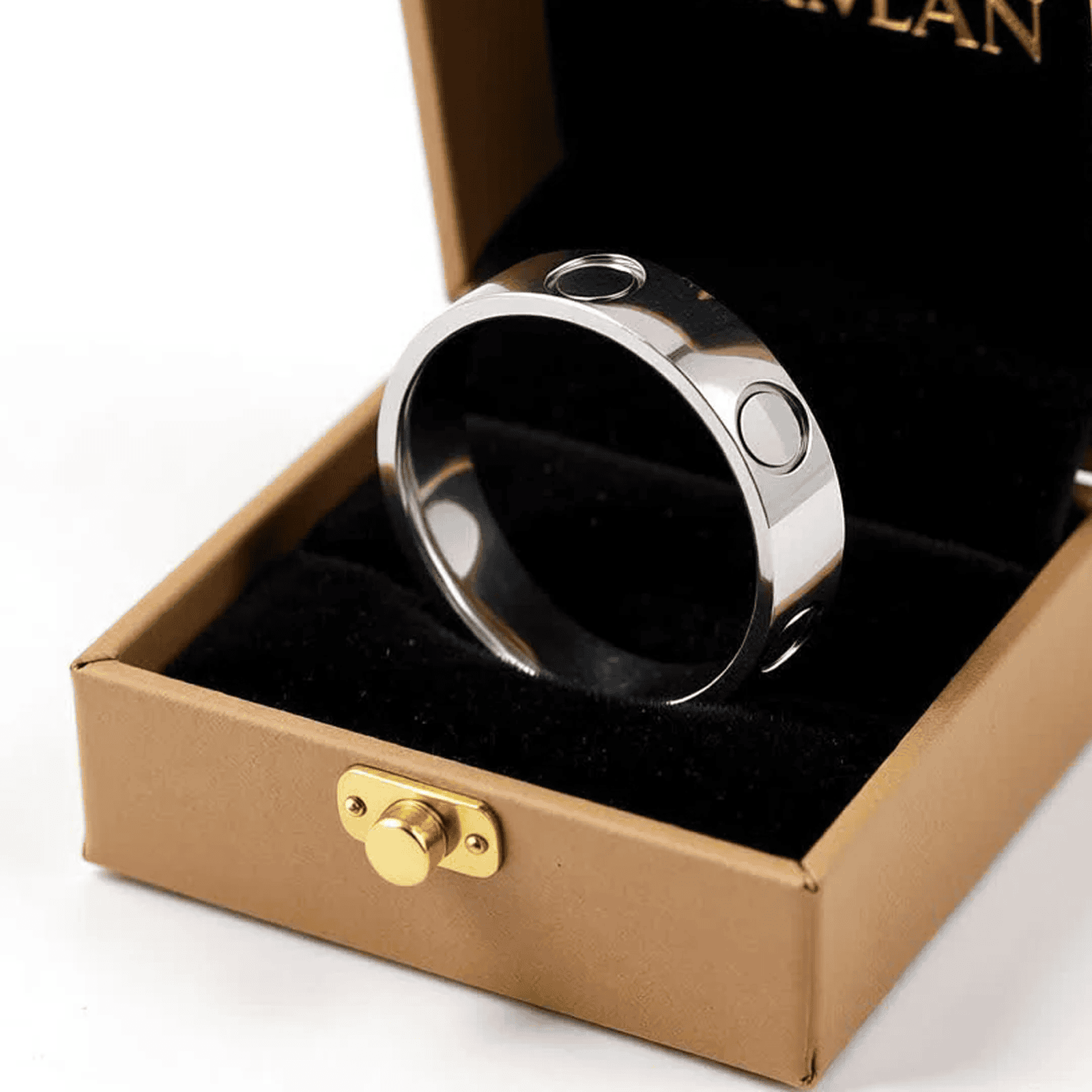 Men's Ring with Unique Round-Hole Design - Blisseallure.in