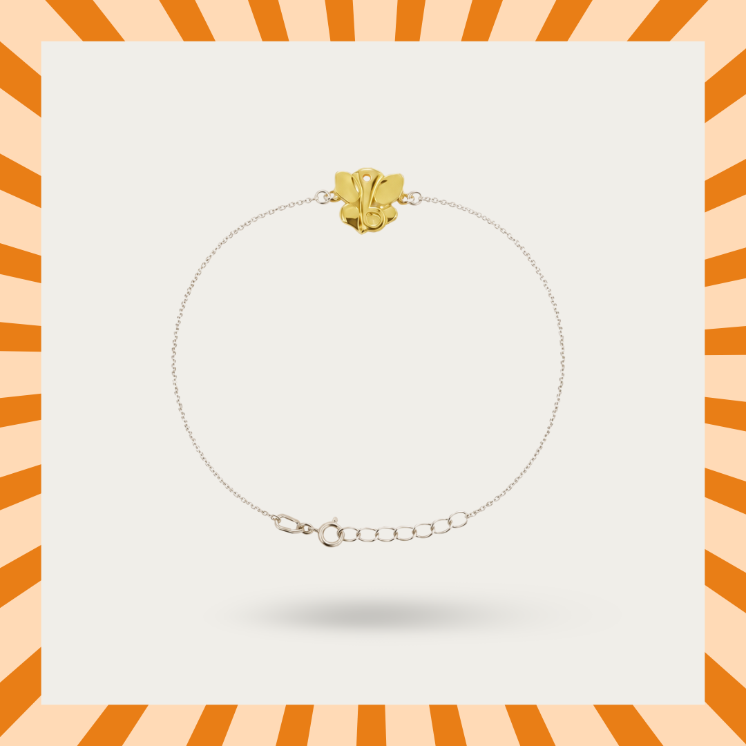 Blisse Allure Sterling Silver Ganesh rakhi for your brother