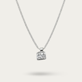 Beautiful crystal pendent Necklace - White