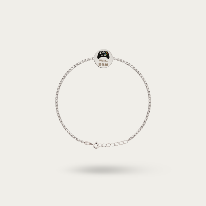 Blisse Allure 925 Sterling silver Gamer wala Bhai rakhi for brother