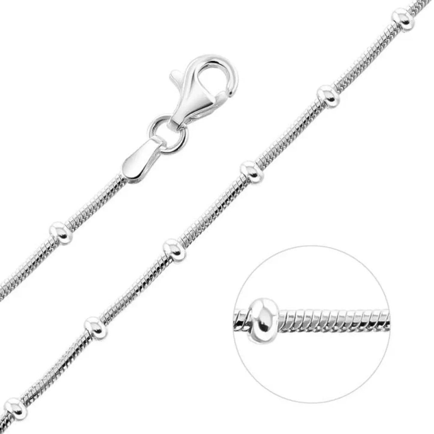 Beaded Snake Chain - Unisex