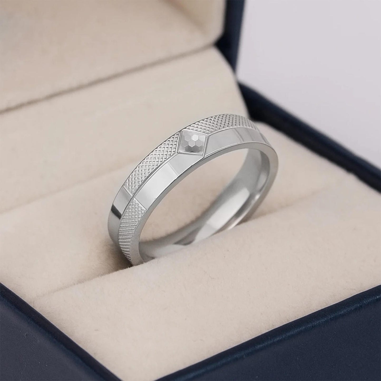Diamond Matrix Ring for Men - Blisseallure.in