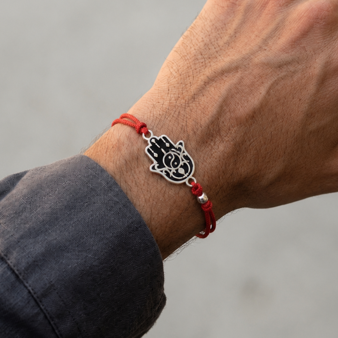 Blisse Allure Sterling Silver HAMSA HAND Rakhi