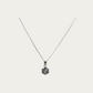 Beautiful crystal pendent Necklace - Grey