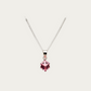 Beautiful crystal pendent Necklace - Pink