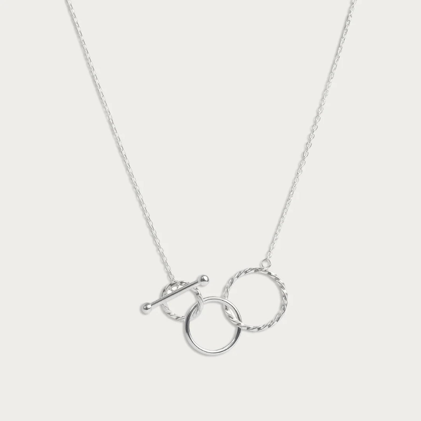 Entangled Circles Necklace - Blisseallure.in