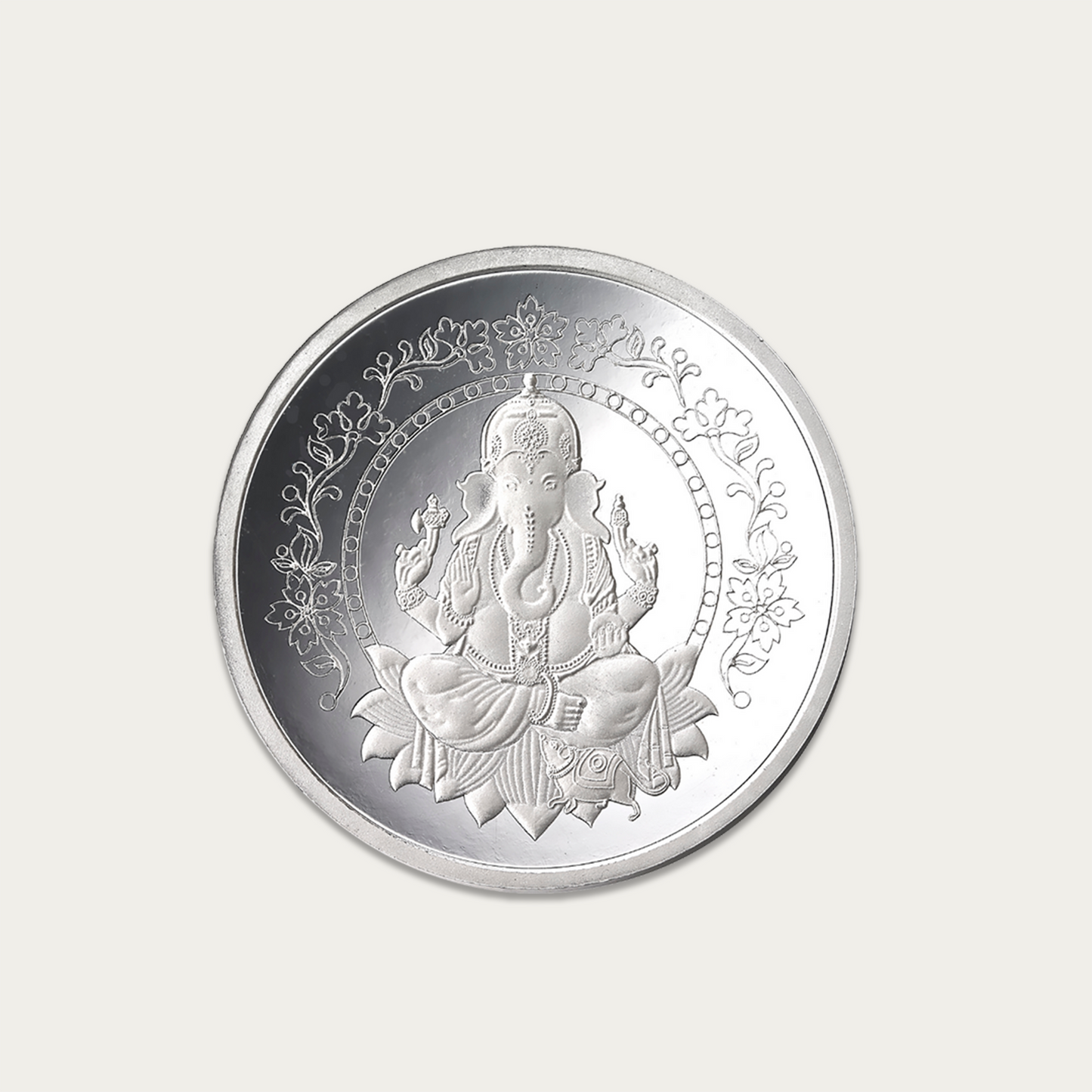 SHRI GANESH SILVER COIN 10 GM BY ACPL