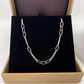 Two Toned Necklace with Double chain Necklace