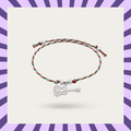 Blisse Allure 925 Sterling Silver cz Guitar Rakhi