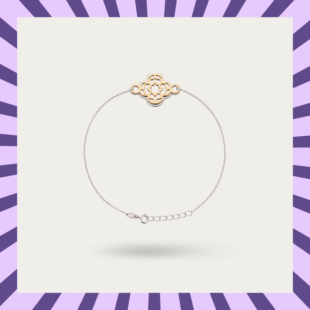 Blisse Allure 925 Sterling Silver Geometric Filigree Rakhi