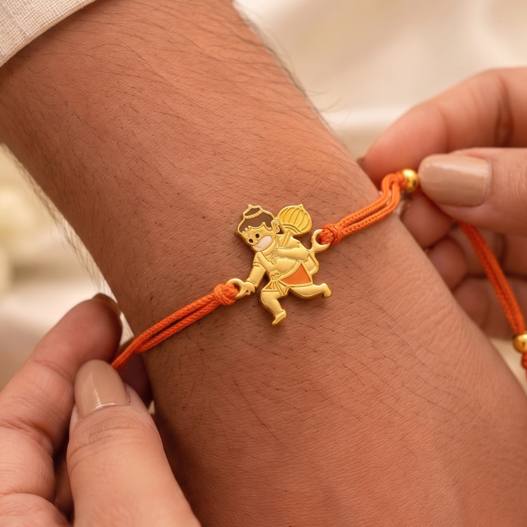 Blisse Allure Sterling Silver BAL HANUMAN Rakhi
