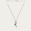 Blisse Allure Sterling Silver Necklace with a Key Pendant