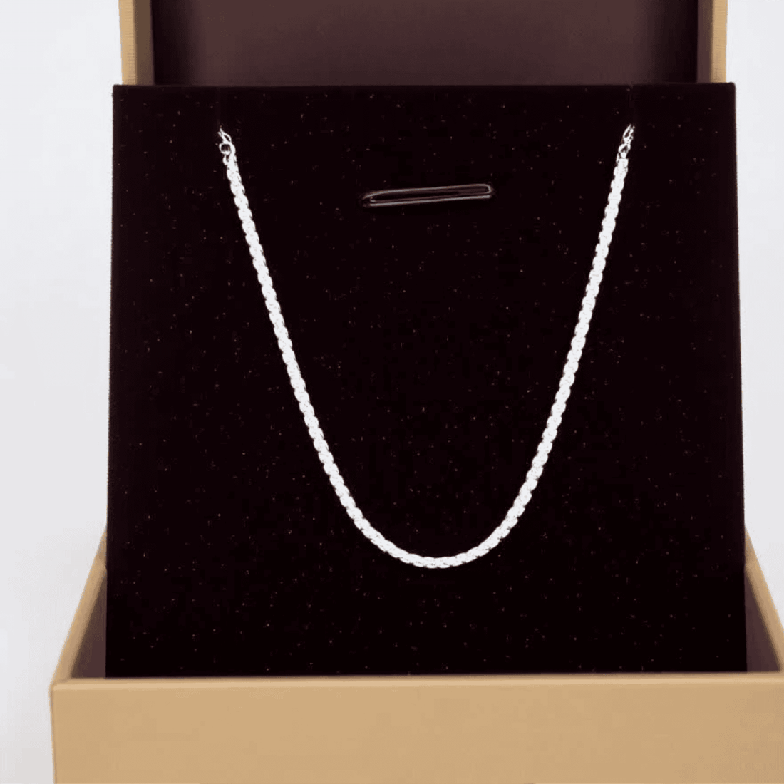 Box Chain – Rounded Links, Timeless Elegance For Men and Women
