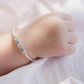 Blisse Allure Sterling Fantasia Baby Blue Bangle