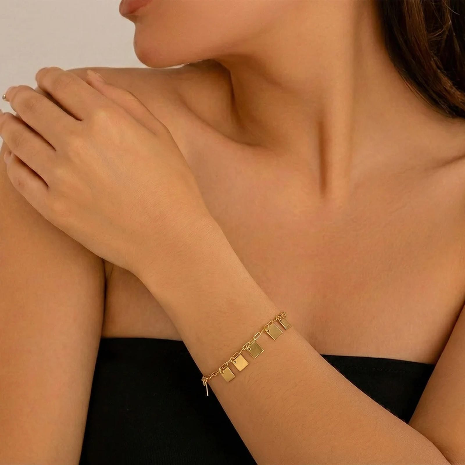 Gold Plated linked Bracelet - Blisseallure.in