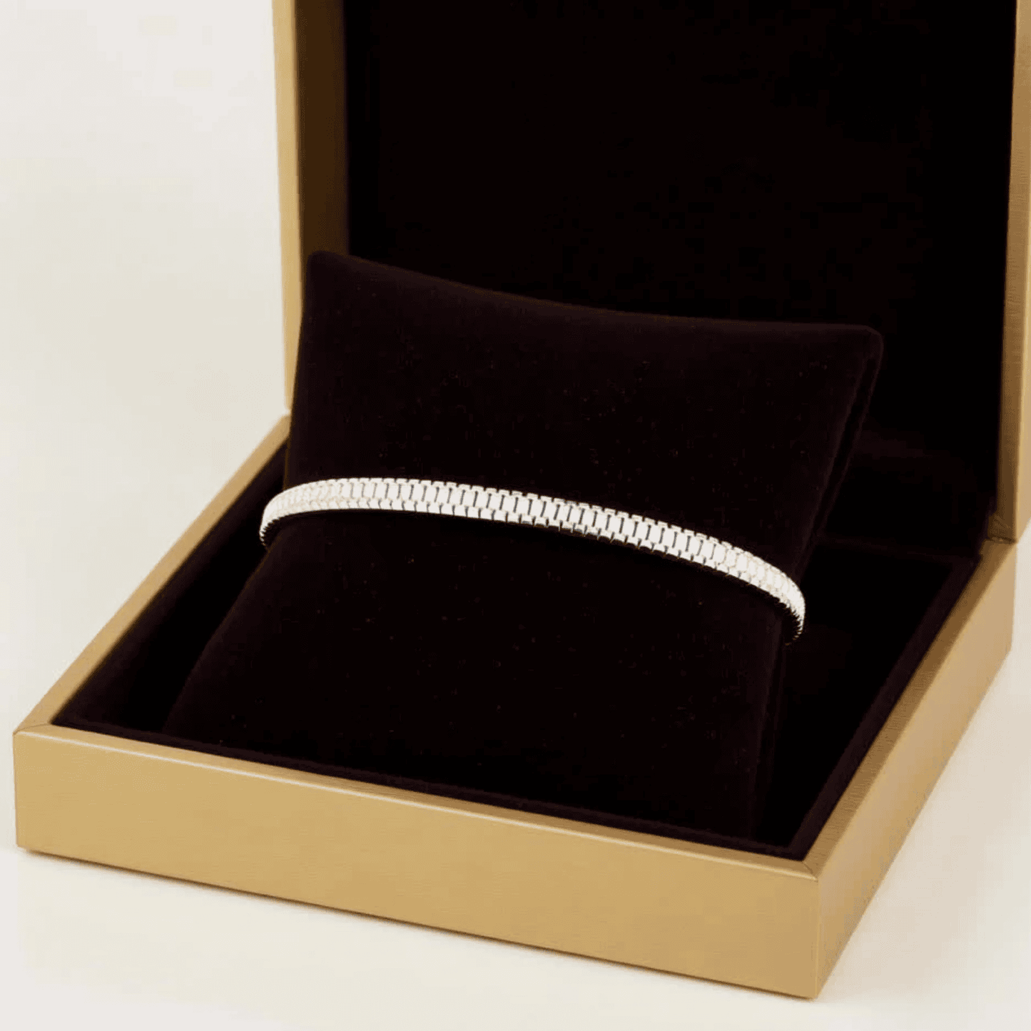 Iced Chain Bracelet with CZ Stones - Men