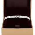 Hexagon-Link Bracelet with CZ Stones - Men