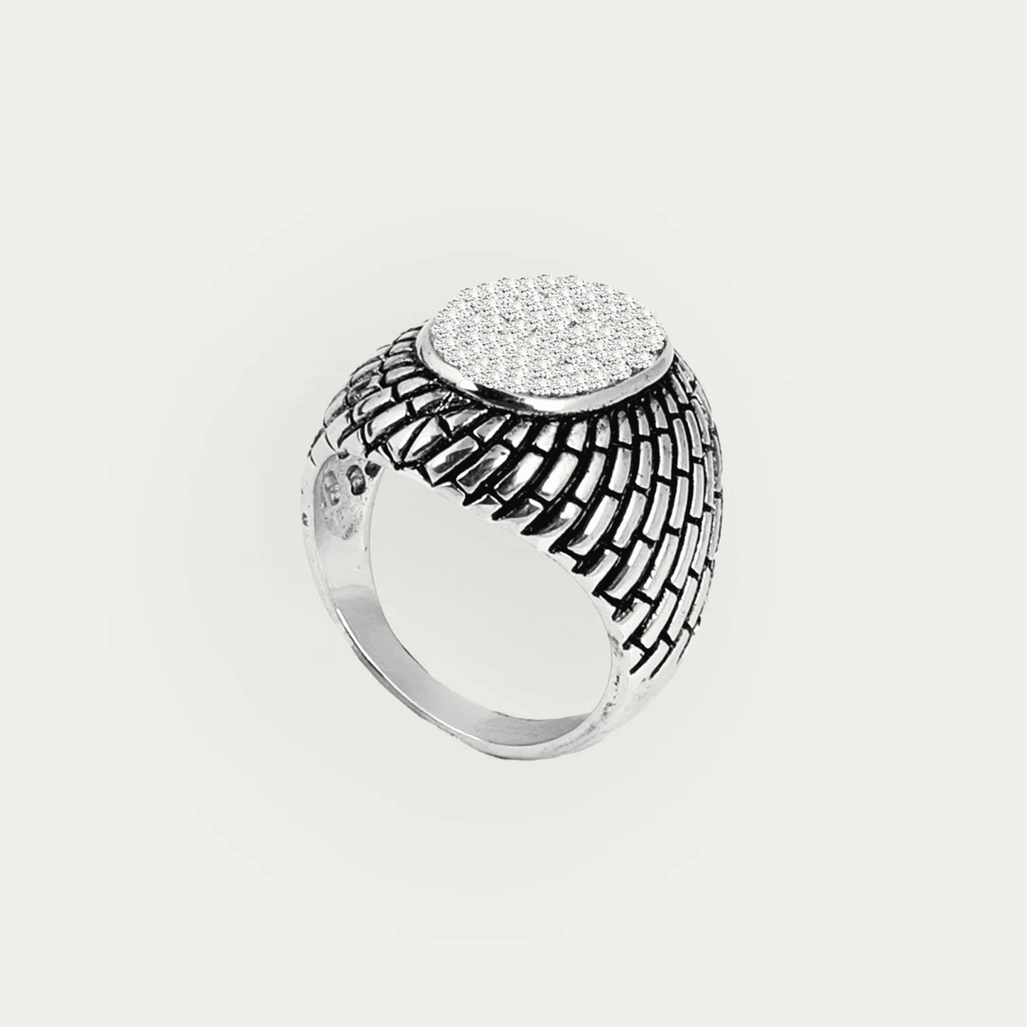 Men’s Ring with Sparkling Diamond Detailing - Blisseallure.in