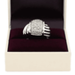 Men's Ring with Twisted Band & Rectangular Sparkle - Blisseallure.in