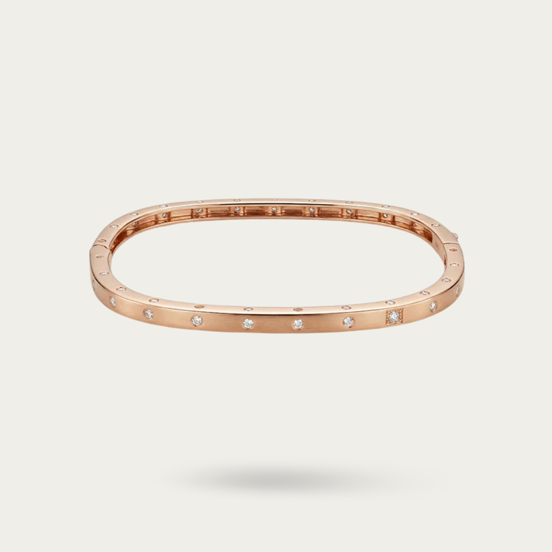 Blisse Allure Rose Gold Victorian Bangle