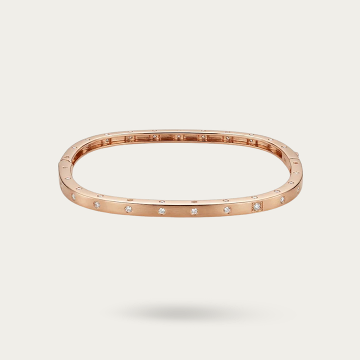 Blisse Allure Rose Gold Victorian Bangle
