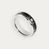 Vital Rhythm Ring with Black Inlay For Men - Blisseallure.in