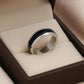 Band Ring with Rotating  Black Inlay for Men - Blisseallure.in