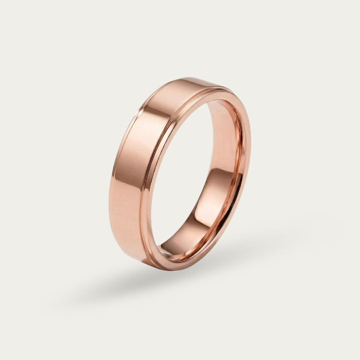Ring with Rose Gold Tone For Men