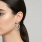 Groove Earrings with CZ Stud - Blisseallure.in