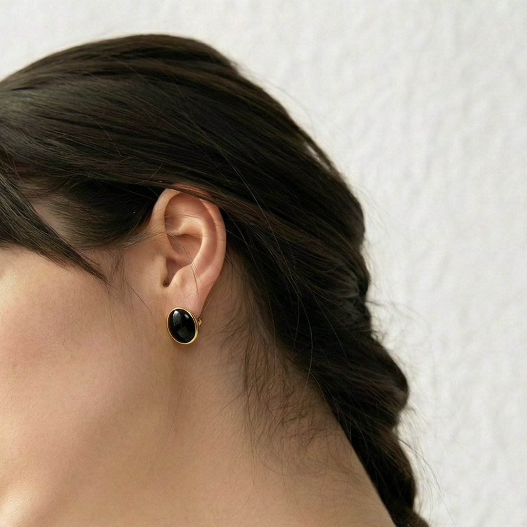 Classic Black Onyx earrings
